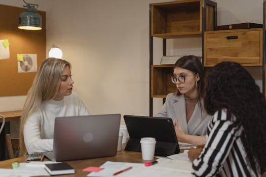team collaborating on a diversity initiative