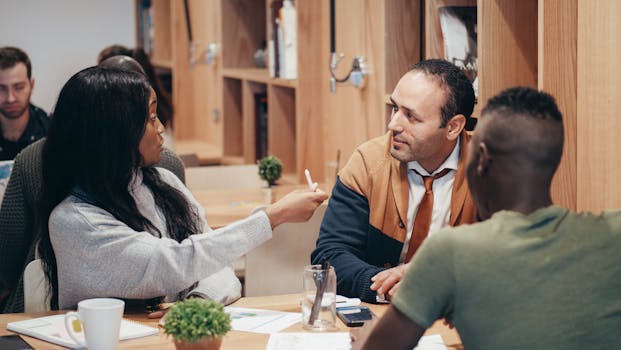 diverse team brainstorming ideas